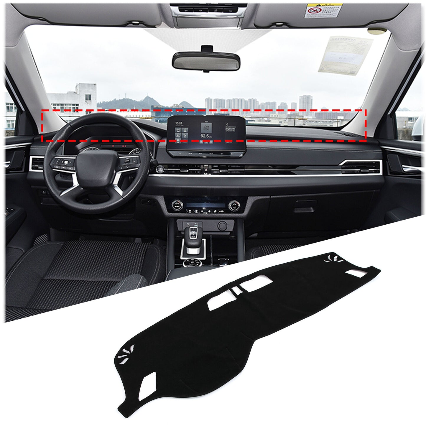 Carbon Fiber ABS Front Bumper Grill Grille Air Socket Trim for Corvette C7 14-19- v