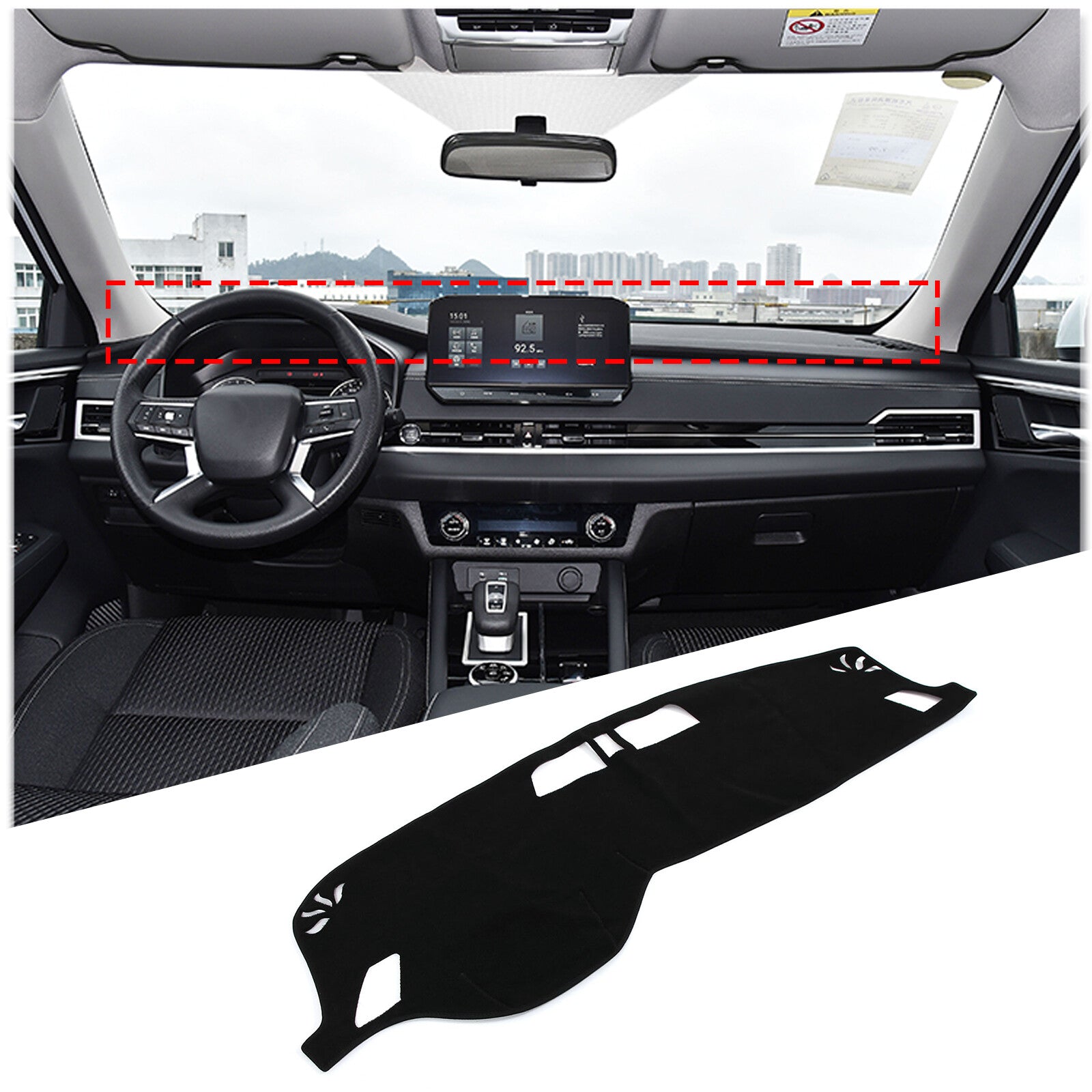 Carbon Fiber ABS Front Bumper Grill Grille Air Socket Trim for Corvette C7 14-19- v