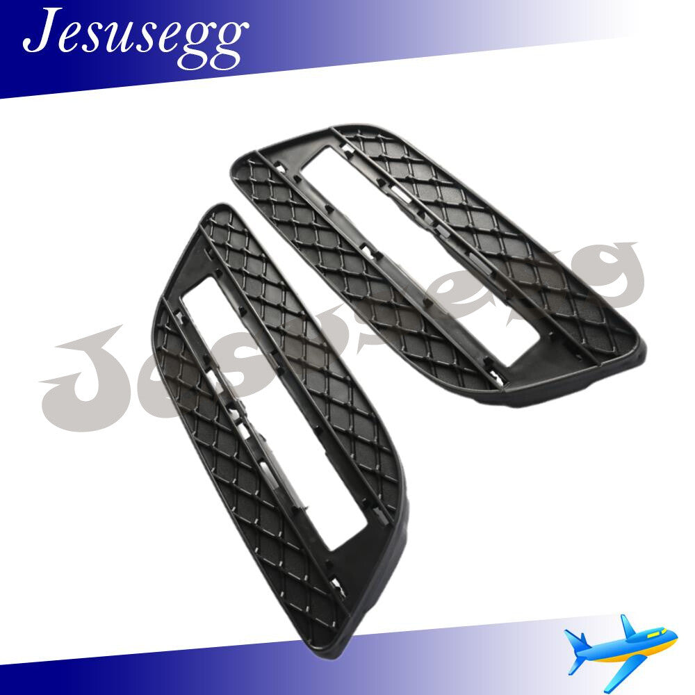 2x Front Bumper Fog Driving Light Grille Cover for Mercedes ML350 ML550 2012-15 Q