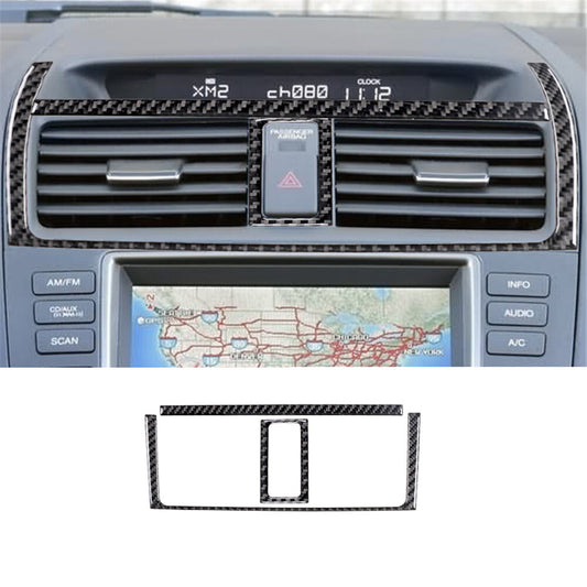 2Pcs Carbon Fiber Ashtray Panel Trim Cover for Honda Accord Sedan 2008-2012 v