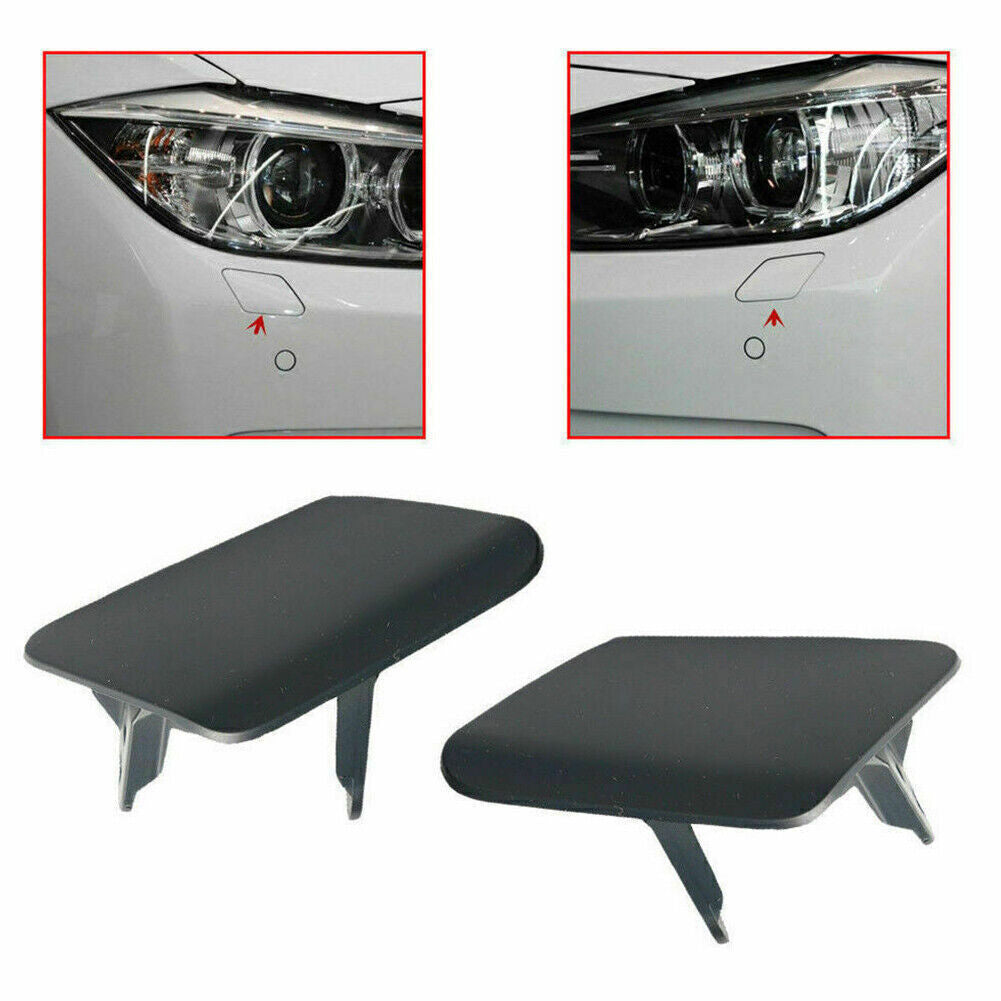 1Pair Front Headlight Washer Nozzle Cover Cap for BMW F30 320i 335i 2012-15 Q