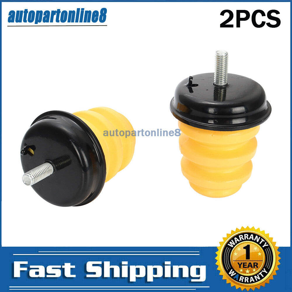 2X REAR FRAME LEAF SPRING BUMPER BUMP STOP FOR 99-06 SILVERADO 1500 HD 523-049 Q
