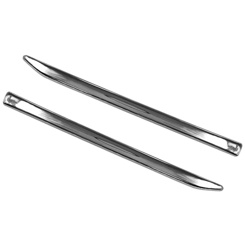 Right+Left Fender Chrome Platings Fits for Mercedes-Benz E550 E350 2010-2016 Molding Q