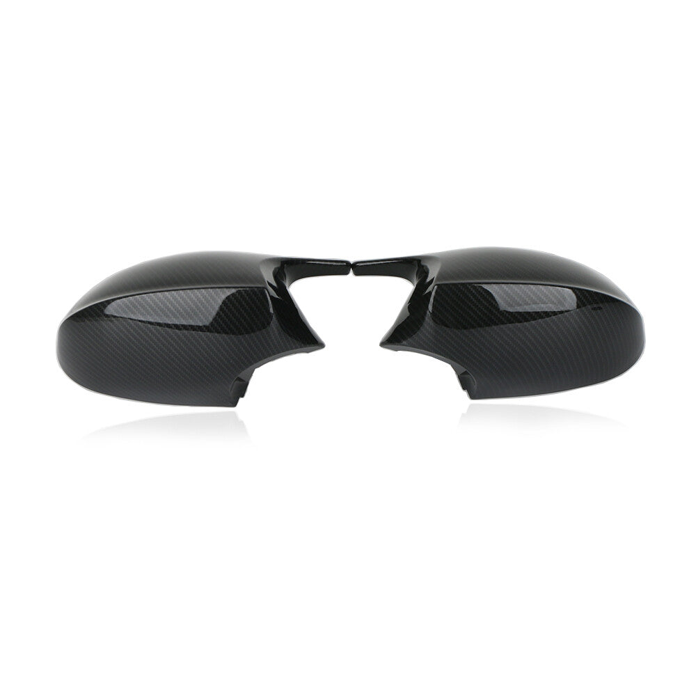 2xRear Cap Wing Mirror Cover For 2005-09 for BMW E90 E91 E92 PRE-LCI Carbon Fiber M3