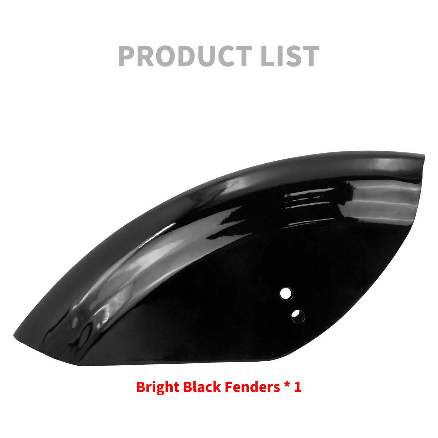 Vivid Black Rear Fender Mudguard for Harley Sportster XL 883 1200 48 72 Bobber
