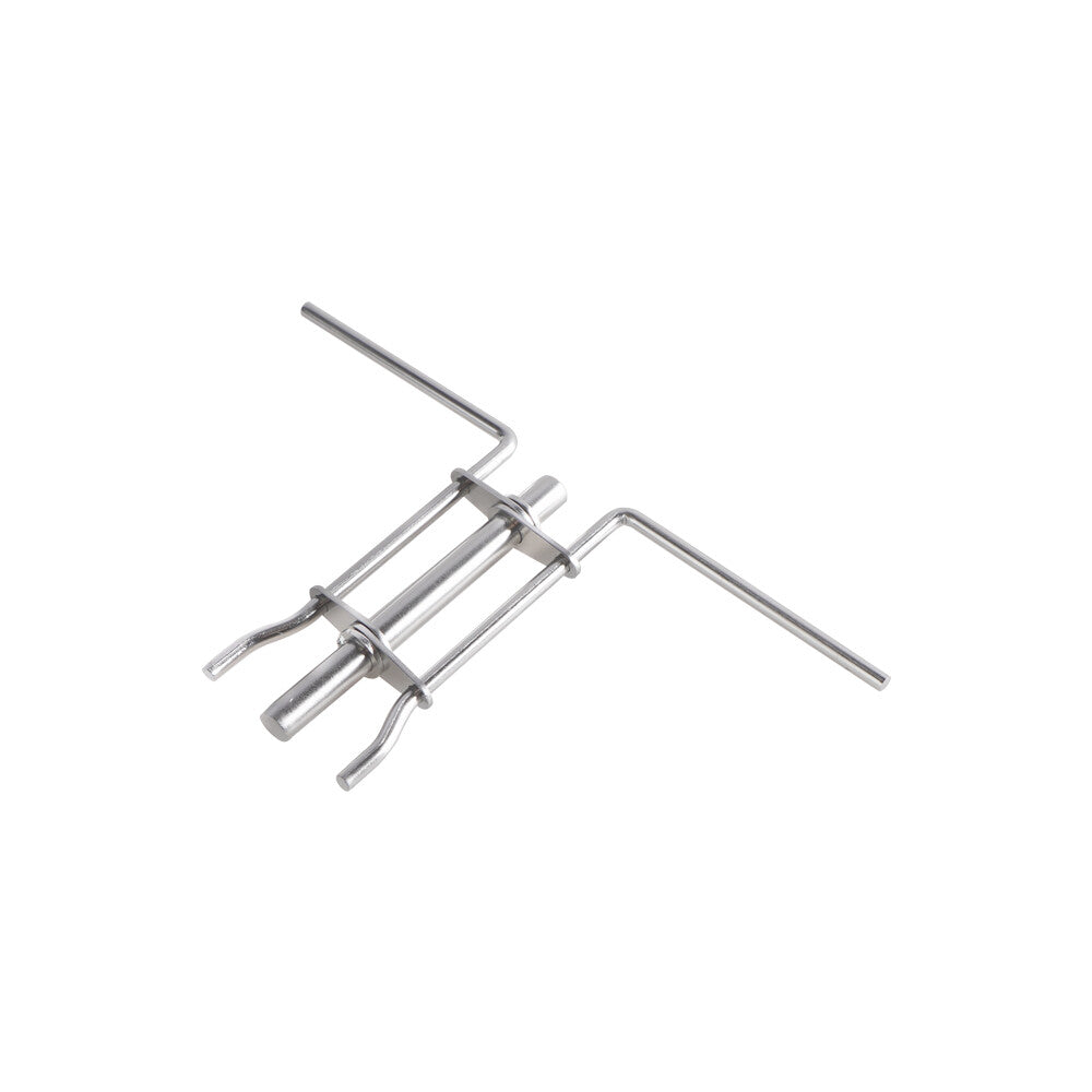 3-piece hydraulic cylinder piston rod seal installation tool for U-cup seal installers