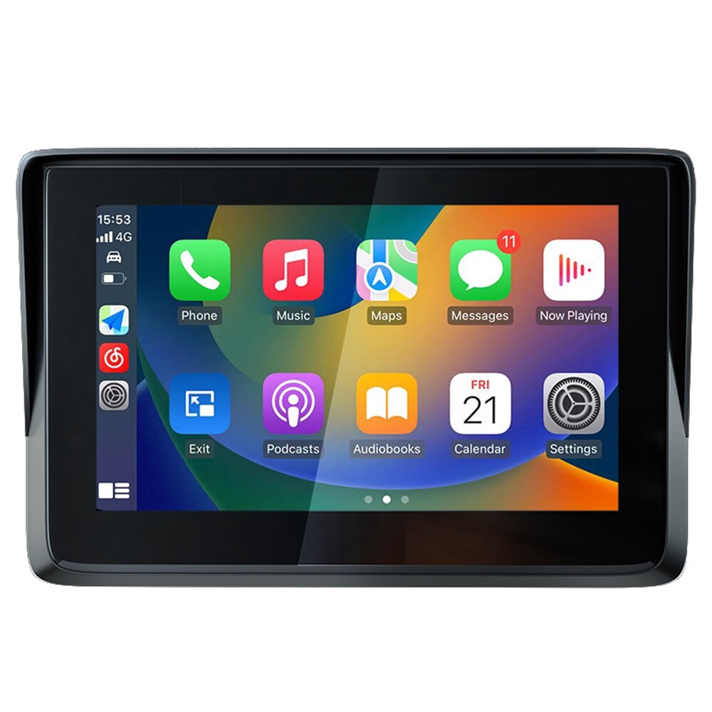 Motorcycle 5 IPS Touch Screen Monitor, Wireless GPS Navigation Carplay, Android