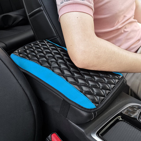 Car Armrest Pad Cover Center Console Box Microfiber Leather Cushion Accessories