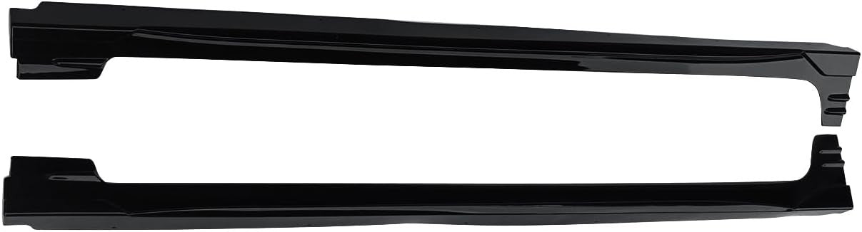 2PCS Side Skirts Extensions Body Kit for Chevrolet Malibu 2016-2023 Gloss Black Q