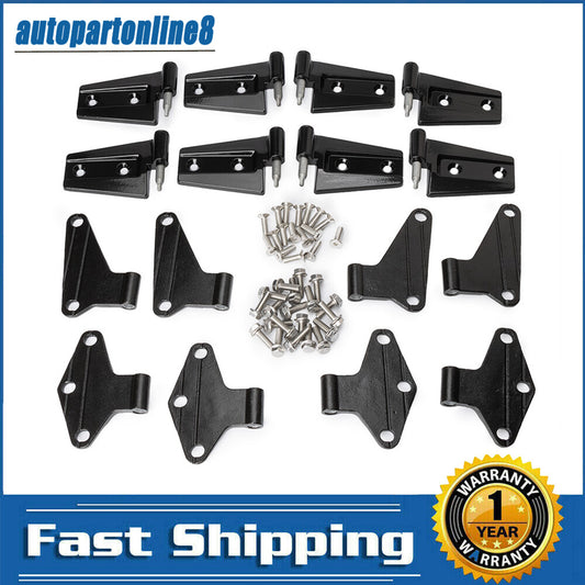 16X Body Door Hinge Replacement Set Powder Coat for Jeep for Wrangler JK 2007-2018 Q
