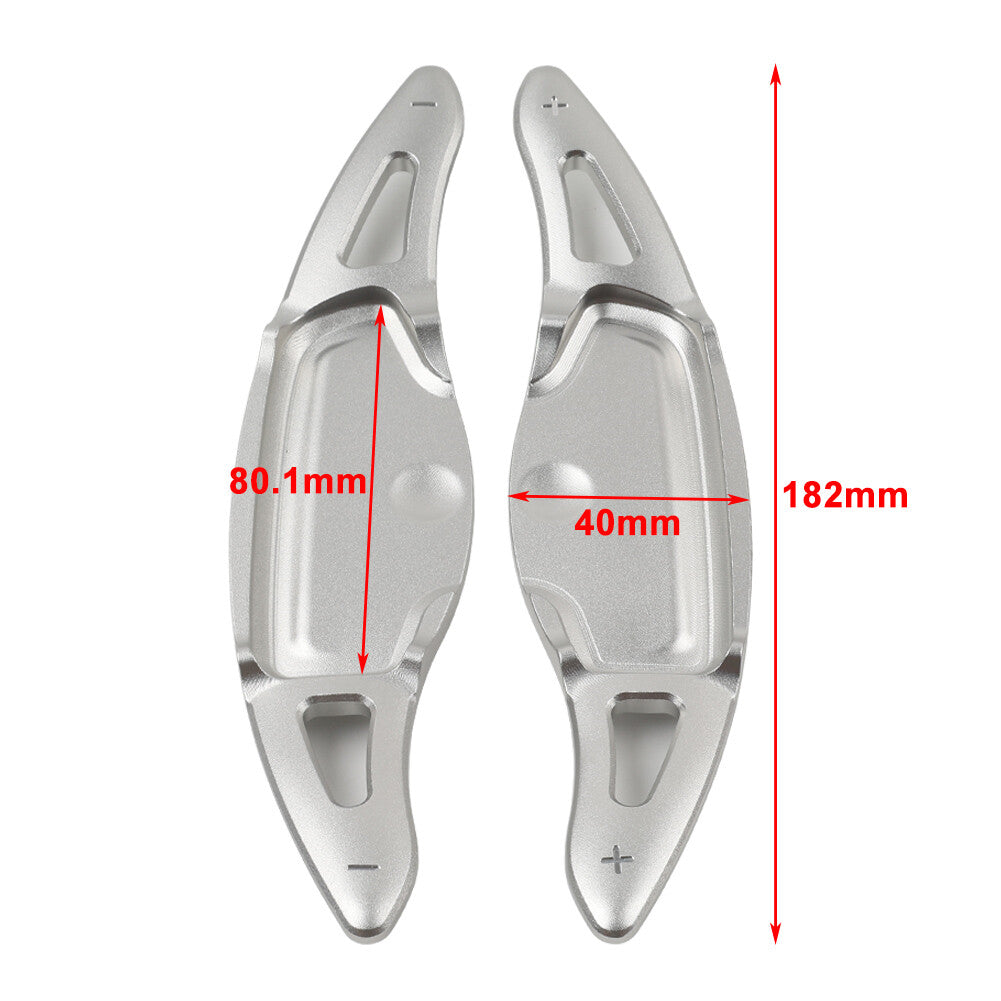 For 18-up for Kia Stinger CK K8 Silver Steering Wheel Paddle Shifter Extension