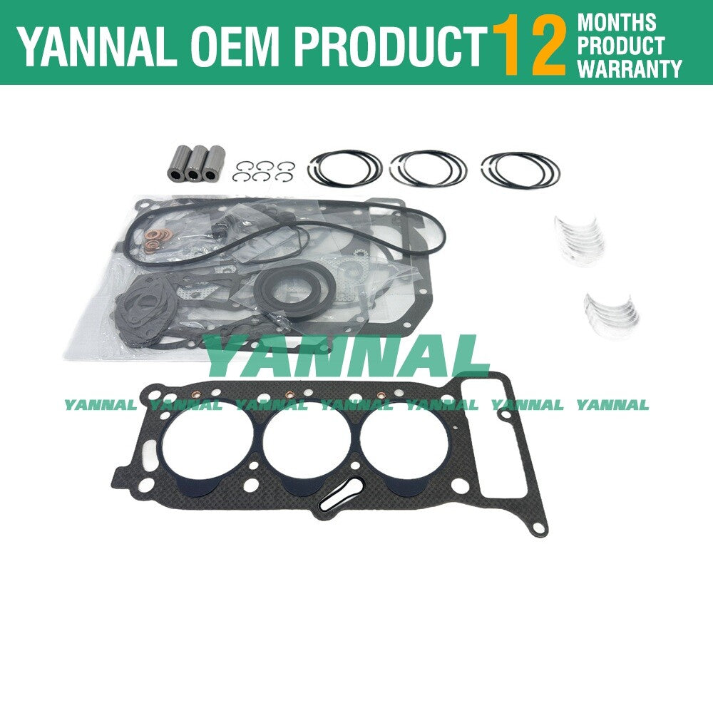 3KR2 Overhaul Heavy Ring Kit for ISUZU Engine Piston Ring Head Washer Bearing Kit