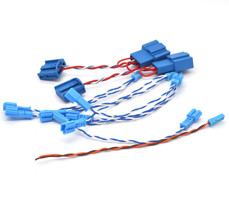 Retrofit subwoofer dash SPEAKER TWEETER Cables set 7 For f10 f20 f30 f32 E90 v