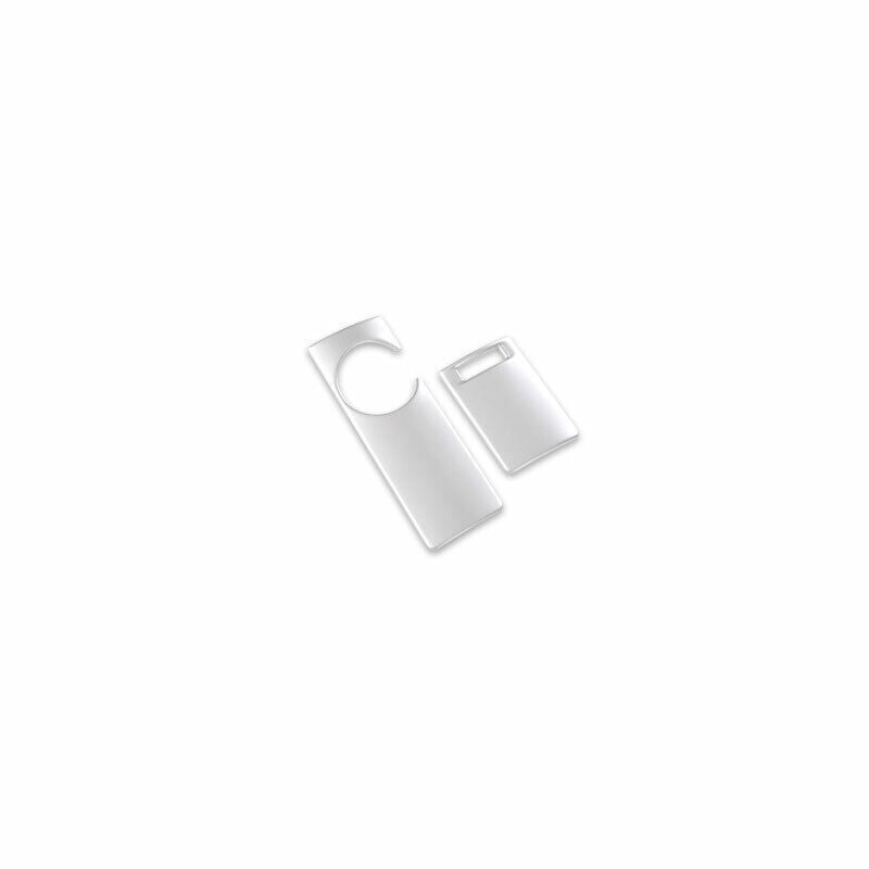 Fit for Audi A6 08-2011 Silver Steel Inner Start Stop Ignition Button Frame Trim