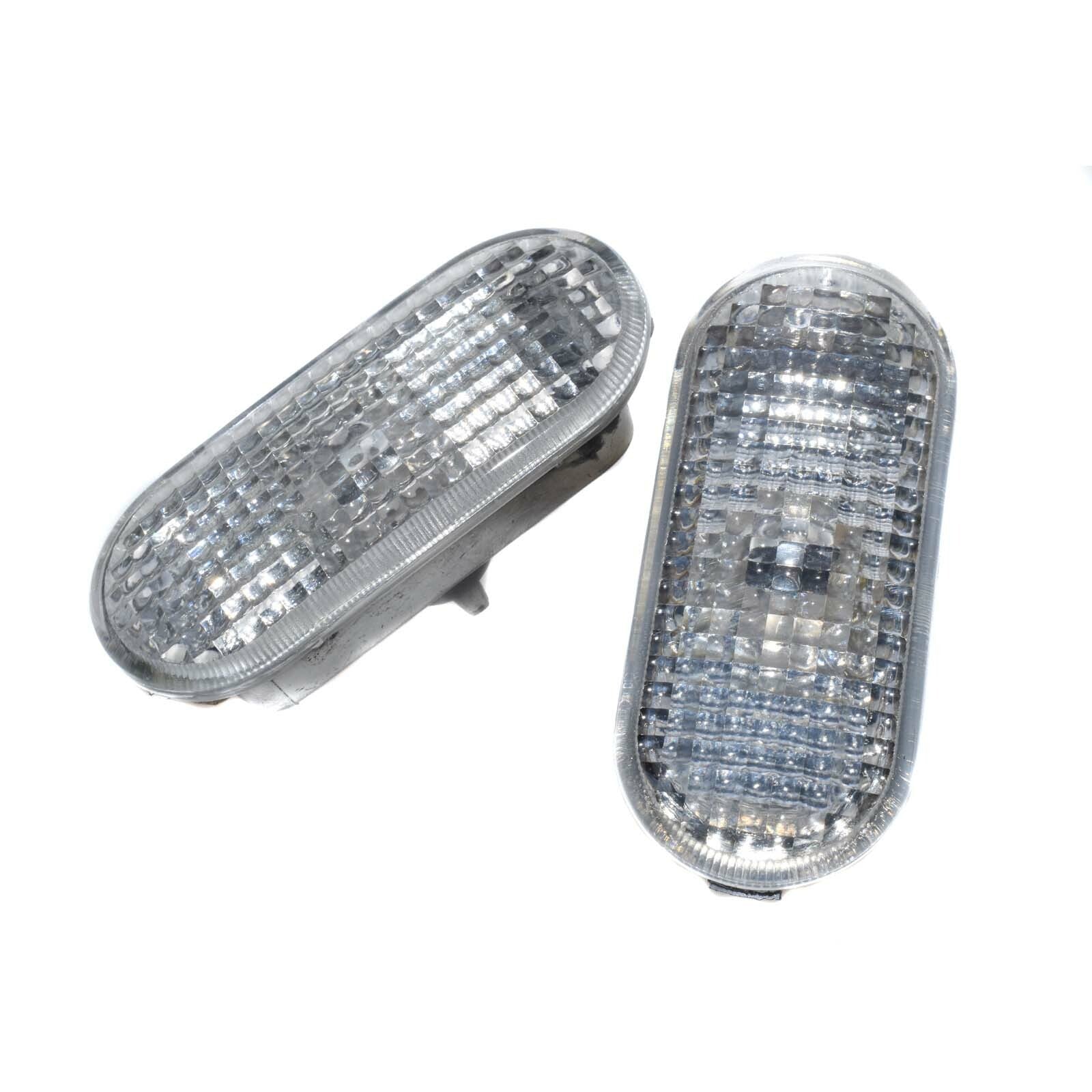 2PCS Clear Lens Side Marker Lamp Housing Cap 1J0949117 for VW for Passat for Jetta for Golf