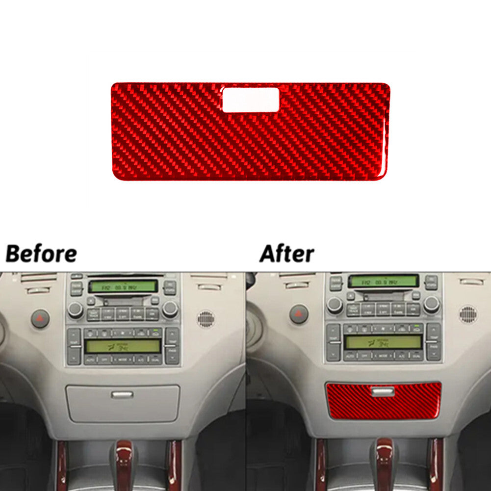 Carbon Fiber Interior for Co -pilot Storage Panel Trim for Audi TT 8N 2001-2006 Red v