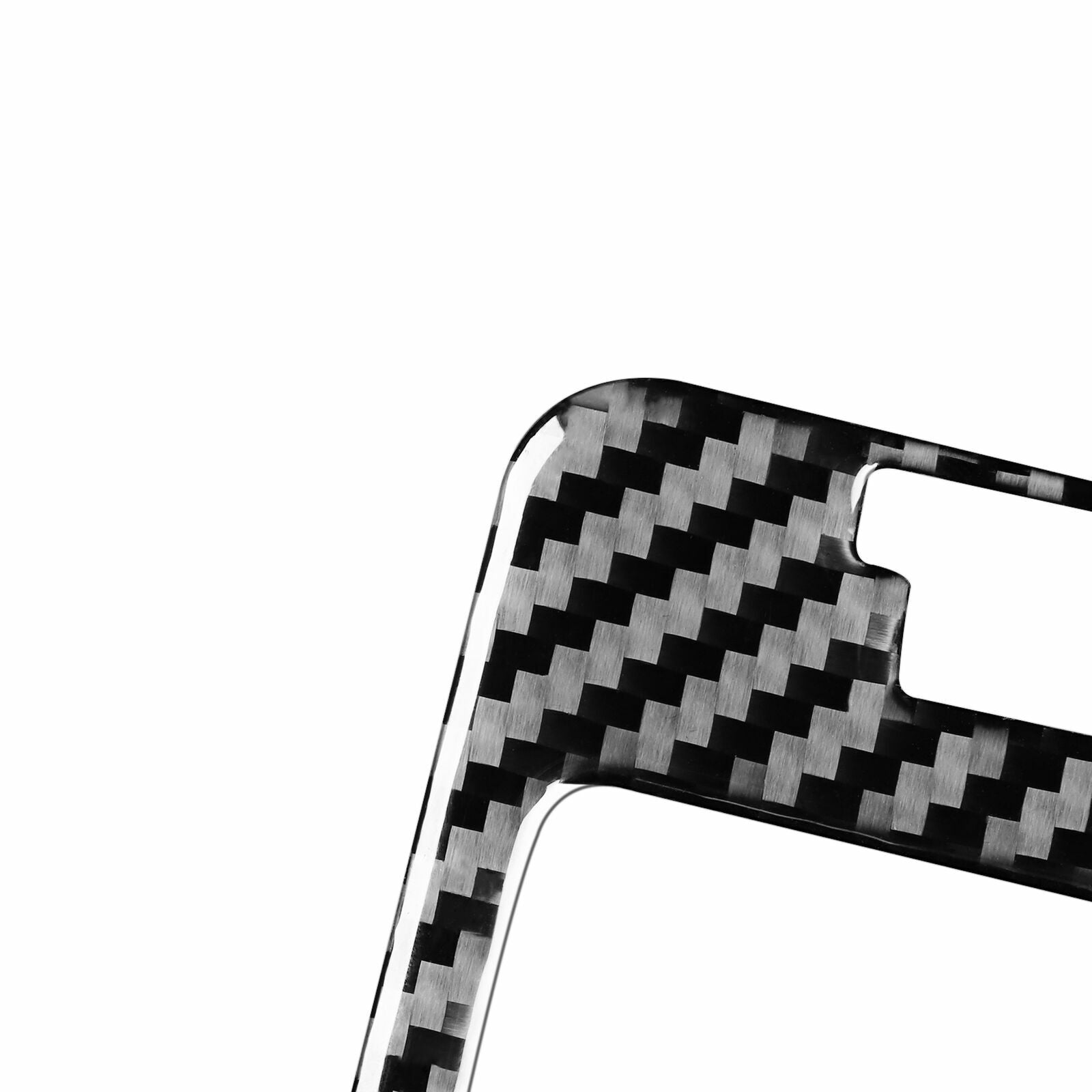 2-piece carbon fiber center console gear shift trim suitable for Toyota Tenderloin 2014-18
