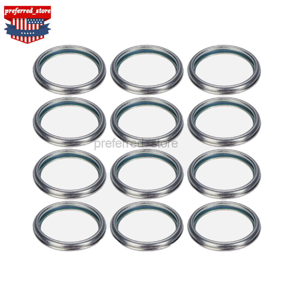 100x Silver Drain Plug Sealing Ring for Subaru 2011-2021 803916010- v