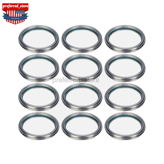 100x Silver Drain Plug Sealing Ring for Subaru 2011-2021 803916010- v