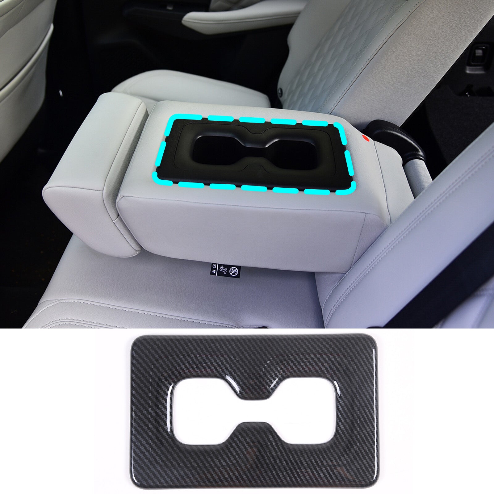 Automotive Side Mirror Rain Brow Frame Trim Black for Humme-r H2 2003 - 2009- v