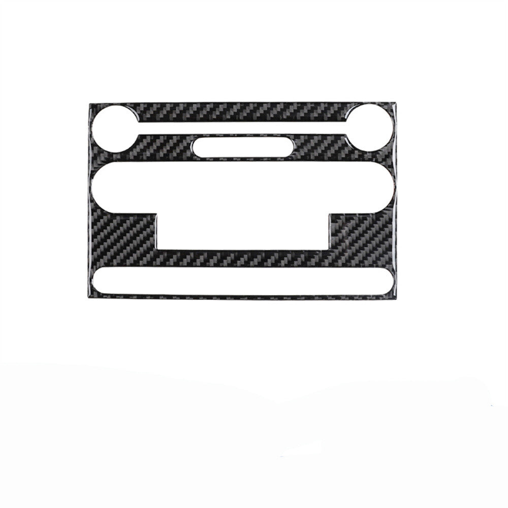 3Pcs Red Carbon Fiber Center Storage Cover Trim for Tiguan 2013-2017 v