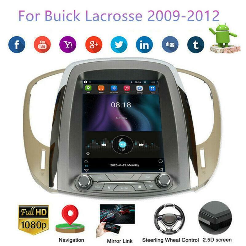 Car stereo system compatible with for Buick Hockey 9.7-inch Android 10.1 radio with GPS, 2+32GB storage, 3G/4G connectivity. n