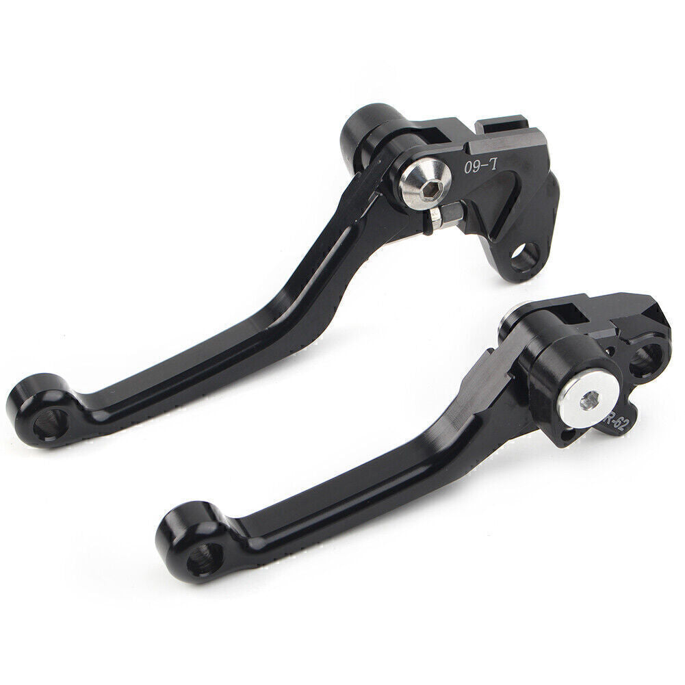 for SUZUKI RM125 RM250 RM85 RM 85/125/250 Pivot Brake Clutch Levers Aluminum BLK