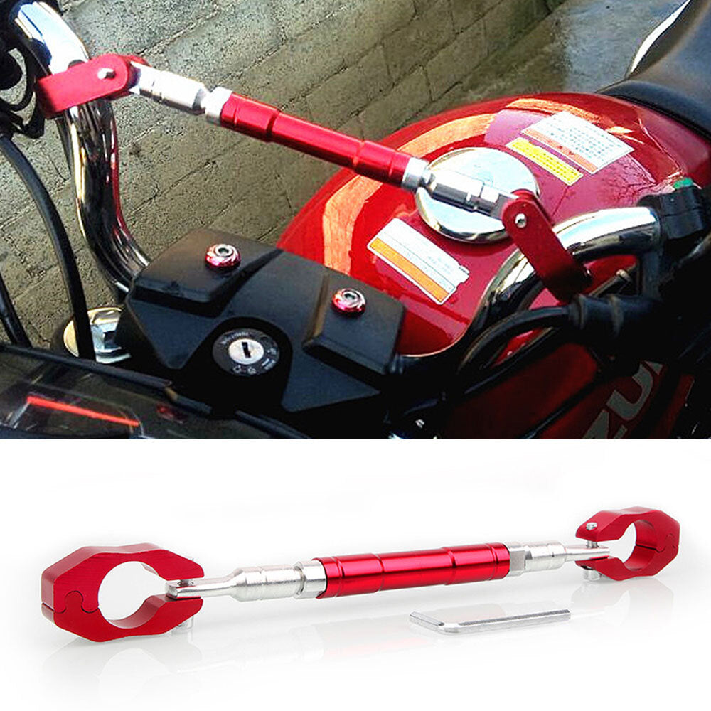Motorcycle stabilizer bar handlebar bracket reinforcement horizontal crossbar handlebar - n