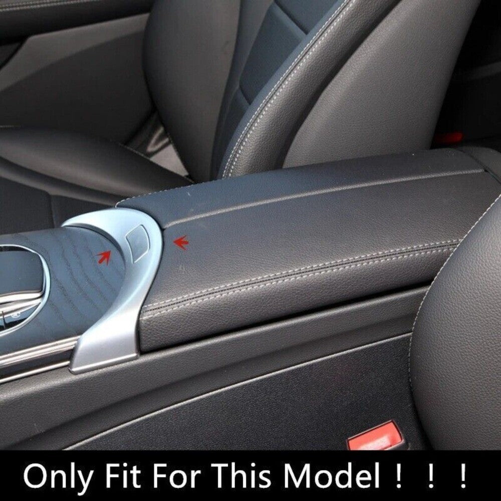 For C Class W205 GLC 15-20 Car Armrest Box Buttons Frame Trim New n