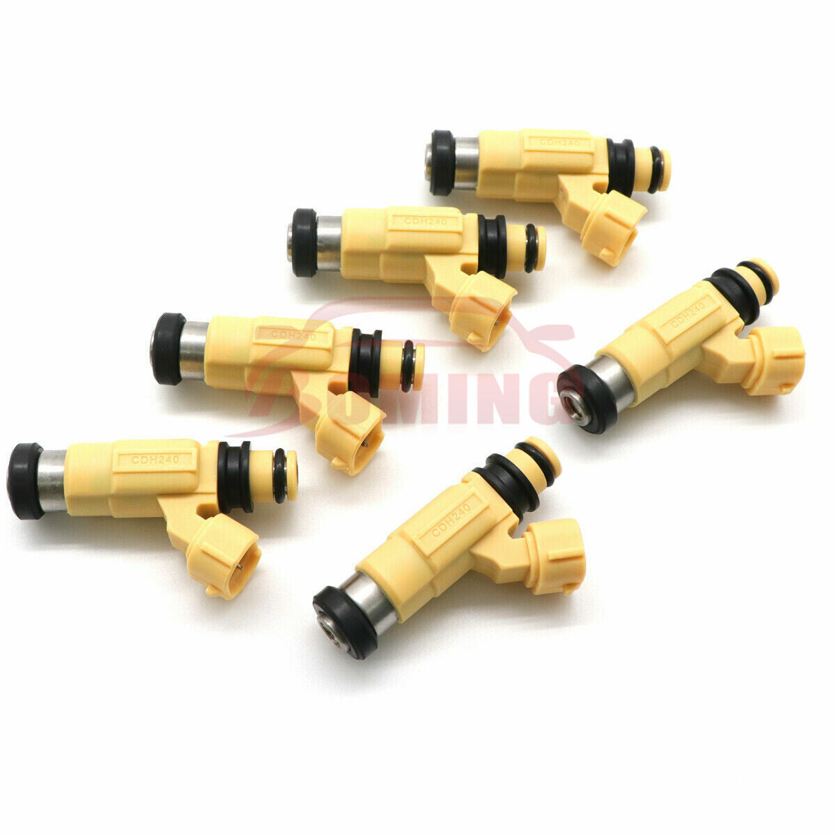 6PCS New for Yamaha F200 - F225 Outboard 2002-2012 69J-13761-00-00 Fuel Injector
