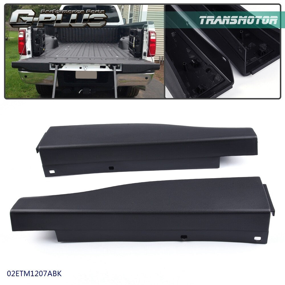 Tailgate flex flex step end molding trim fits Super Duty for F250 F350- v