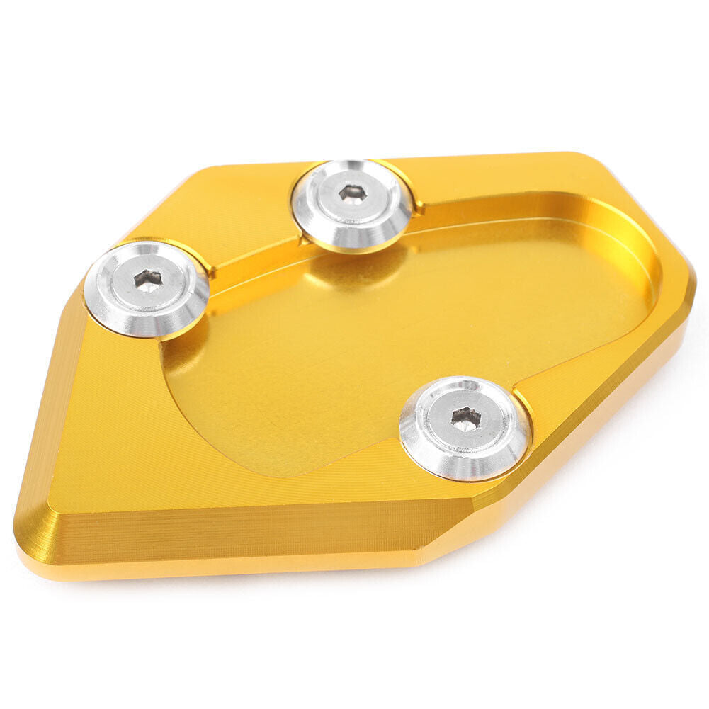 for Yamaha T-MAX 530 2015-16 Gold Kickstand Side Foot Stand Extension Plate Pad Q