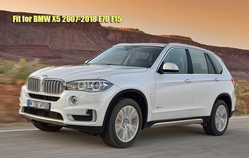 4X Side Window Deflector Visor Rain Guards Vent Shade for BMW X5 07-2018 E70 F15
