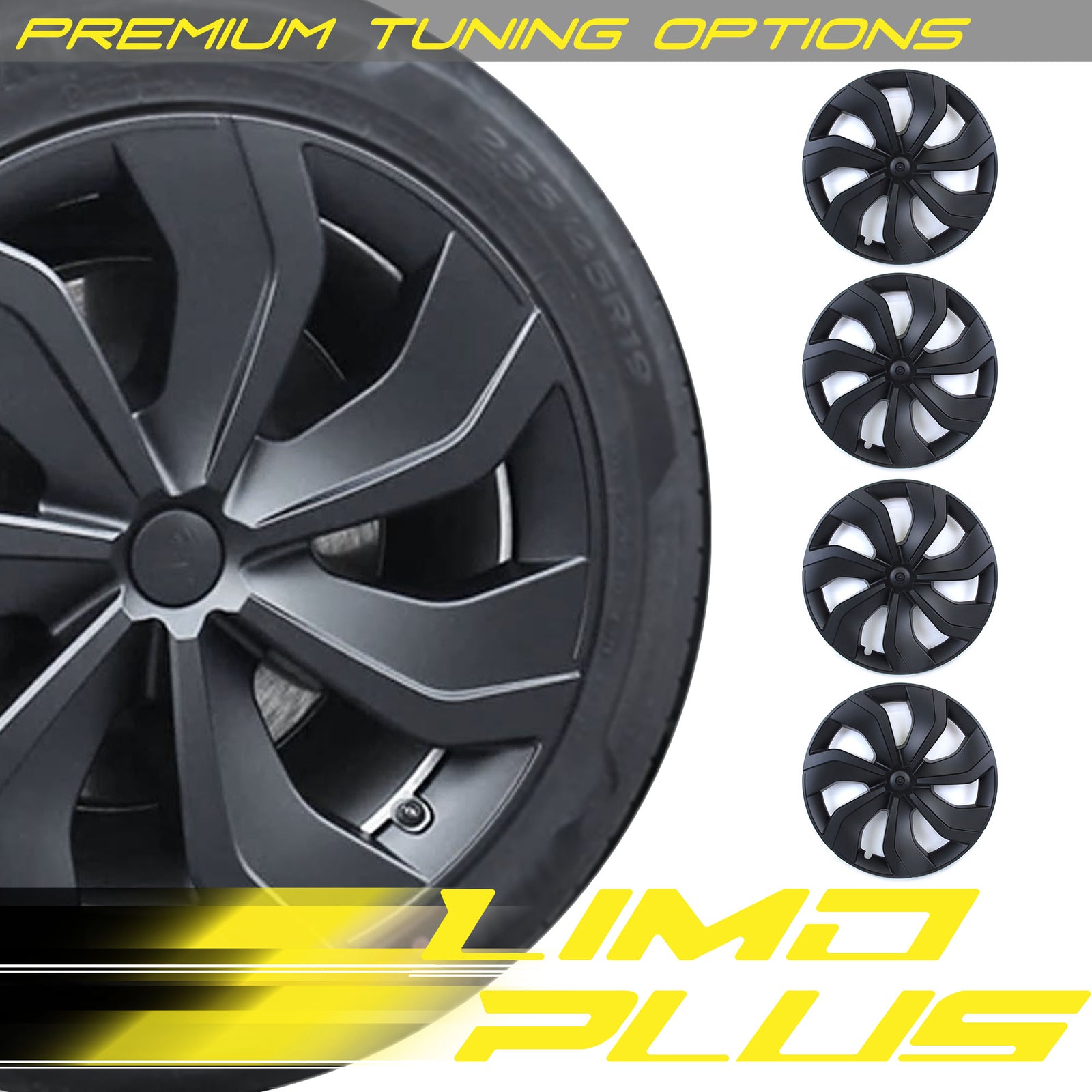 Wheel cover/hub cap suitable for 20-23 inch for Tesla for Model Y wheels, fits 19-inch wheels only. Q