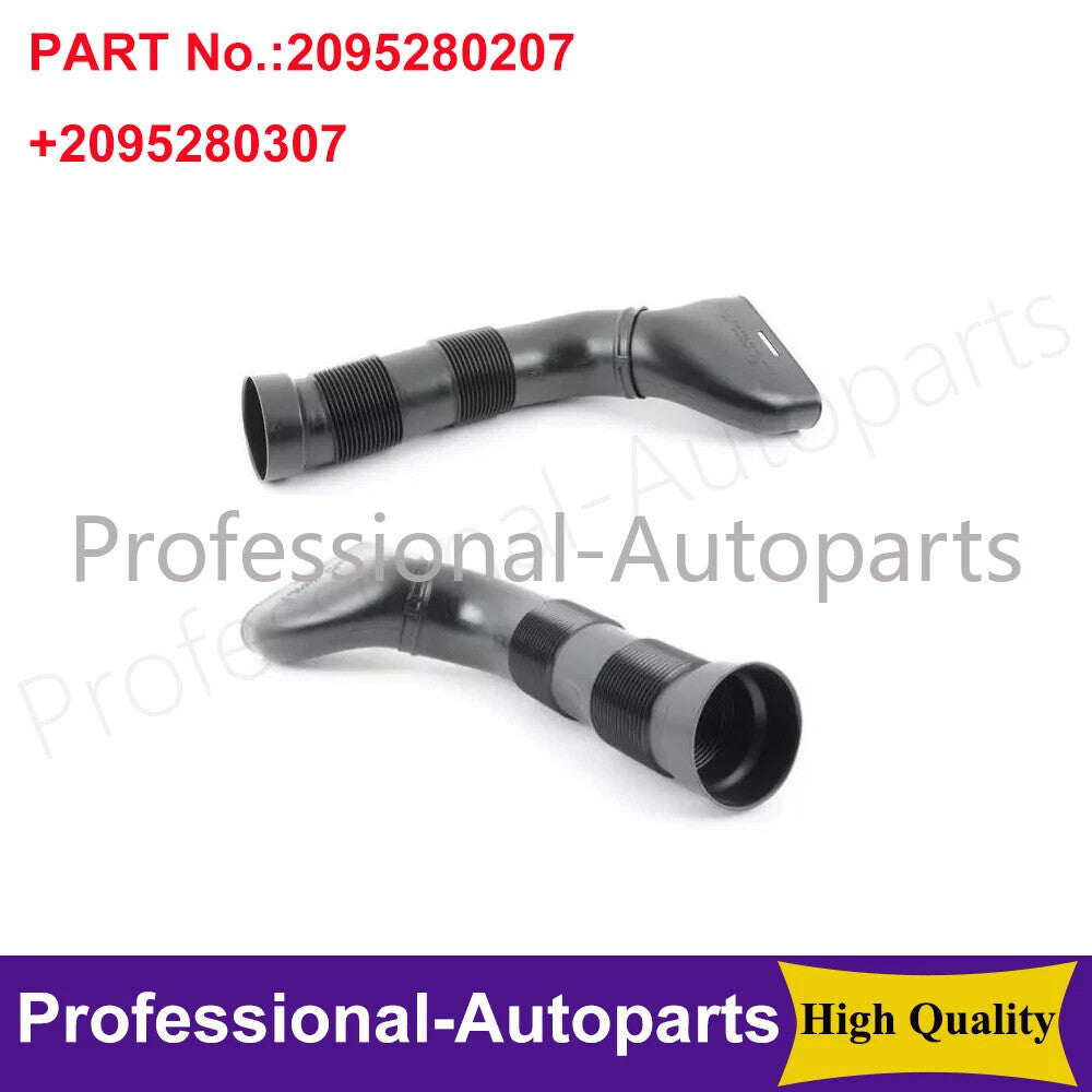 1Pair Left+Right Air Intake Duct Hose Fit for Mercedes Benz W209 CLK320 CLK500 Q
