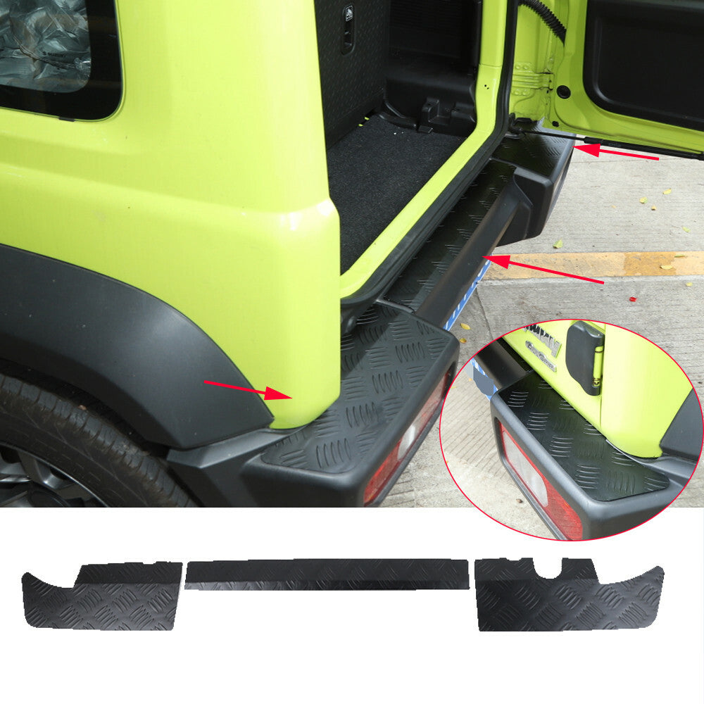 Alloy Black Rear Bumper Protector Guard Plate Panel Cover for Suzuki for Jimny 2019+