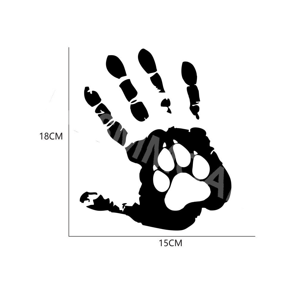 Paw Print Decal Stickers Dog Cat Pet Puppy Vinyl Car Laptop Window Decor DIY