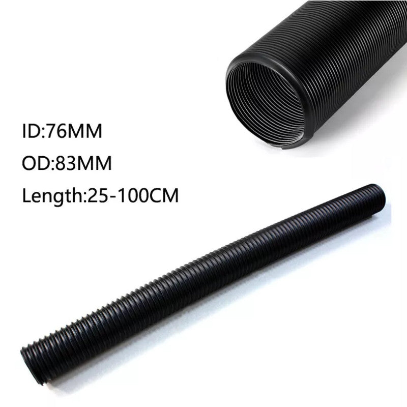 Universal 3 Car Cold Air Intake Pipe Fexible Inlet Hose Adjustable Duct Tube