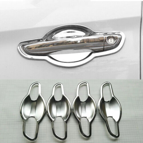 for Hyundai for Elantra 2017-2020 Silver ABS Car Outer Door Bowl Molding Cover Trims
