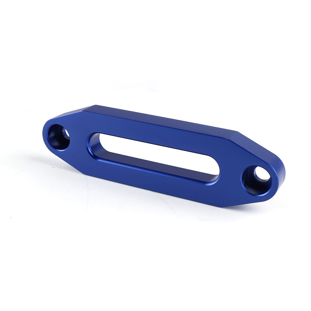 Hawse Fairlead for Synthetic Winch Rope Cable Lead Guide ATV Blue Aluminum Q