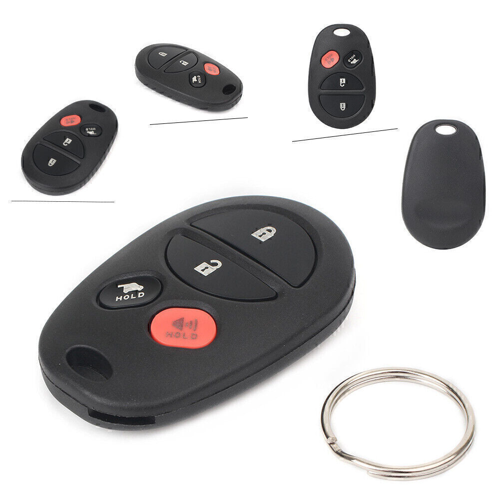 1X Replacement Car Remote Entry Key Fob Fit for Toyota Highlander Sequoia Gq43vt20t Q