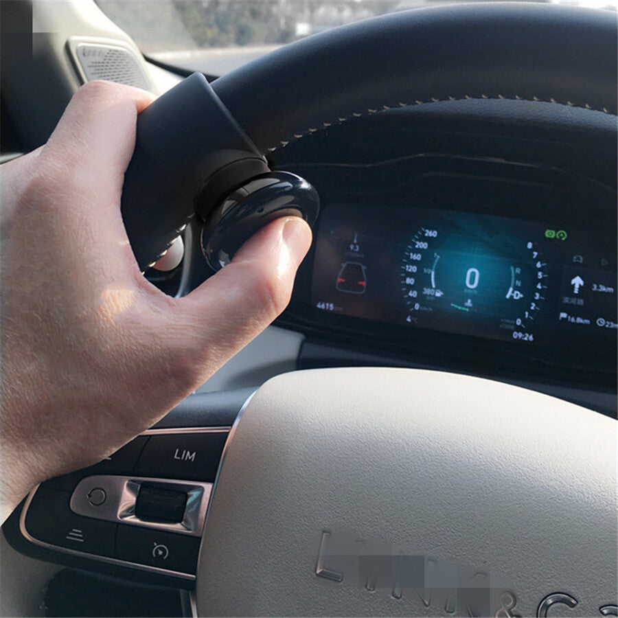 Car Wireless Horn Button Refit Steering Wheel With Receiver Box Black