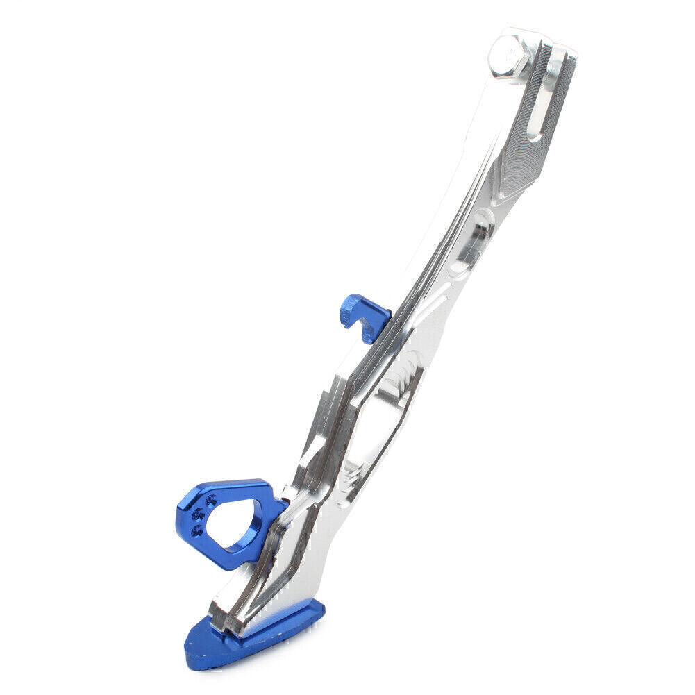 Adjustable Kickstand Foot Side Stand Universal Fit for Honda for Kawasaki for Ducati Blue