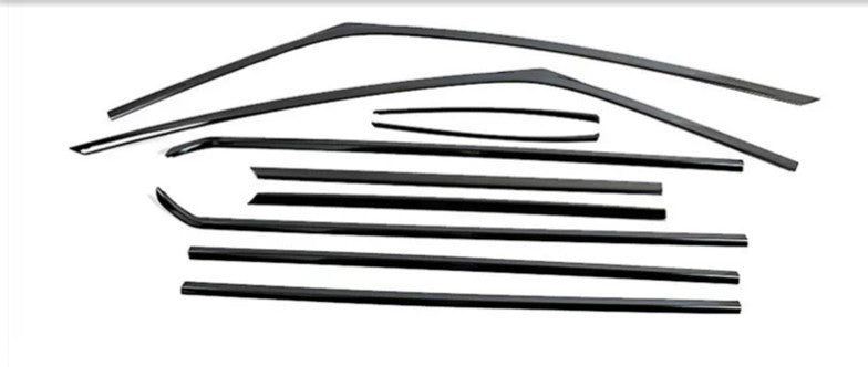 For Explorer 2021-2023 Black Stainless Car Window Strip Cover Trim 10PCS B n