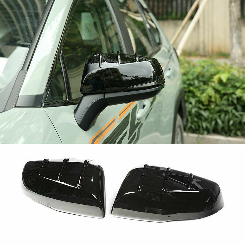 Chrome Side Rearview Mirror Cover Trim Accessories for RAV4 2019-2024 v