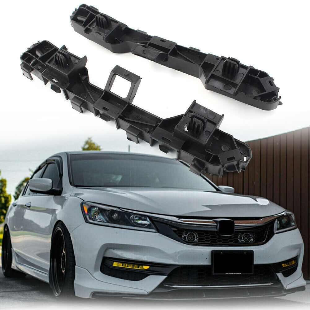Front Bumper Bracket Beam Mount Support for Honda ACCORD Sedan 2013-2017 Black