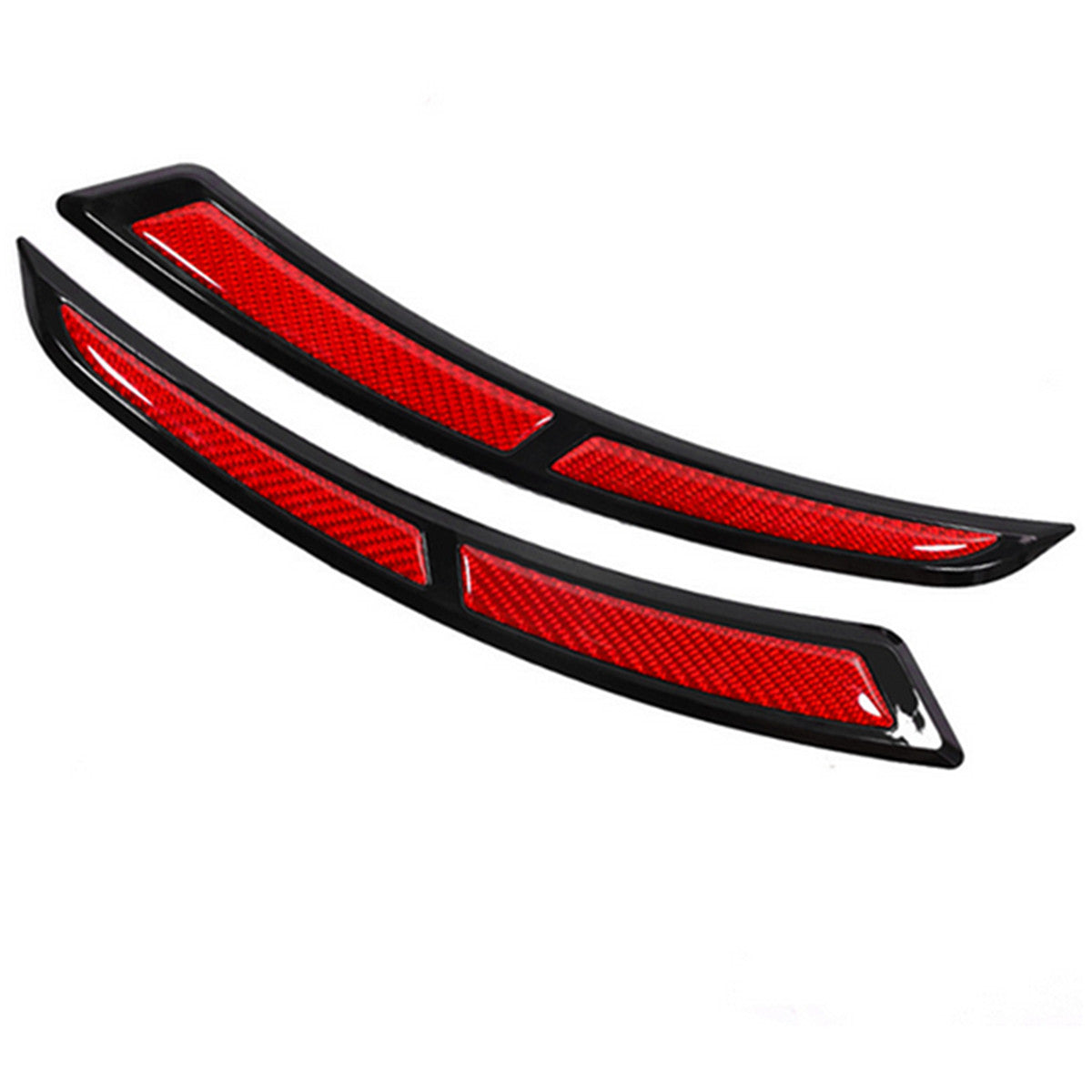 2X Sports Car Wheel Eyebrow Protector Lip Arch Trim Flare Fender Strip Moulding
