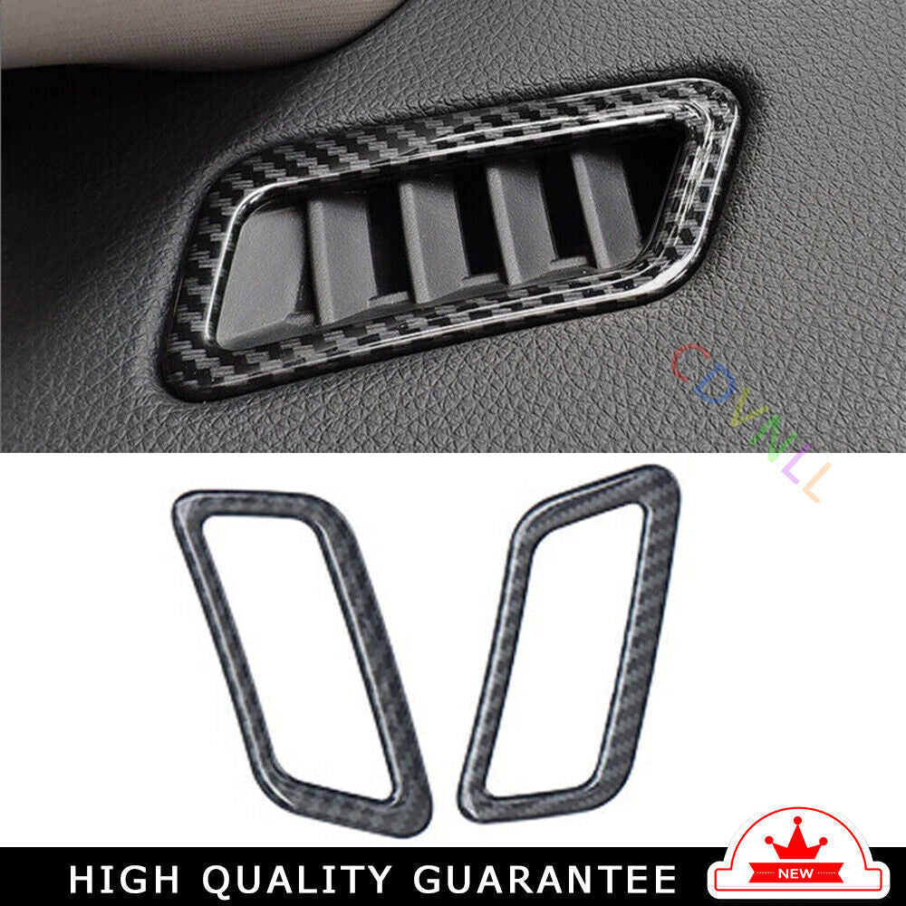 Instrument LR Air Outlet Vent Trim for Nissan Rogue Sport 17-2021 Carbon Fiber