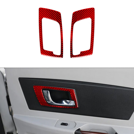 Red Carbon Fiber Center Air Vent Side Cover Trim for Lexus RX330 RX350 2004-2009 v