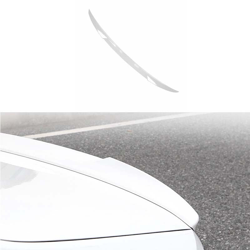 Rear Boot Spoiler Wing Flap 19-23 1PCS for Volkswagen for Jetta Mk7 ABS White